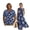 Blue Palm Tree, variant on Mountain Cloud Pine Tree Print Cotton Linen Matching Shirt for Couples Beach Tropical Sundress Women Tank Dress Button Down Men Tshirt Holiday Party Couple Tshirt for Husband Wife, Size XL
