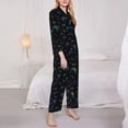 thumbnail image 3 of Fotbe Gamepads Pattern Long Sleeve Pajama Set for Women,Sleepwear Set,2-piece Loungewear Set,Soft PJs Comfy Nightwear with Pockets -Medium, 3 of 7