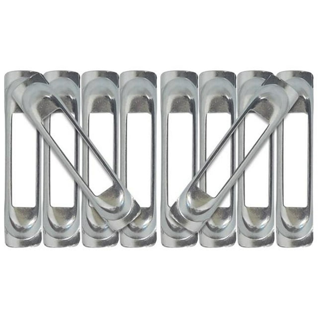 Snap-Loc SLSWCZ10 3,000 lbs Weld-On Contoured E-Track Single Strap Anchors - Pack of 10