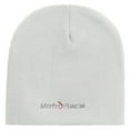 thumbnail image 5 of Moto Race Embroidered 8 Inch Short Beanie - White OSFM, 5 of 5