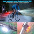 thumbnail image 4 of luces LED para bicicleta, luces delanteras y traseras recargables por USB, luces LED impermeables para bicicleta, faros delanteros de doble cuenta, adecuados para todas las bicicletas y todo tipo de nosotros Rojo Verde Cocina, Decoración y Otros, 4 of 5