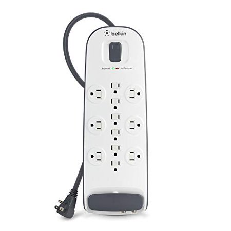 Belkin 12-Outlet Advanced Power Strip Surge Protector with 8-Foot Power Cord and Telephone