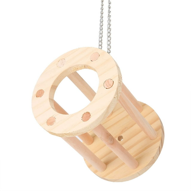 Juguete de madera para masticar Bling Bling para hámster y chinchilla Parque infantil