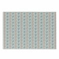 thumbnail image 1 of Leaves Cutting Board, Vertical Branches with Leaves and Dotted Lines Hand Drawn Ornamental, Decorative Tempered Glass Cutting and Serving Board, Small Size, Indigo Vermilion White, by Ambesonne, 1 of 1