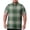 A4-Green, variant on Havenx Plus Size Golf Polo Shirts for Men Short Sleeve Collared Polo Button Down Plaid Print T Shirts Athletic Golf Summer Ultra Comfortable Clothing,Green 6XL