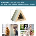 thumbnail image 3 of SURJDE Indoor Cat House/Cat Bed/Cat Condons with Removable and Washable Soft Mat, 3 of 7