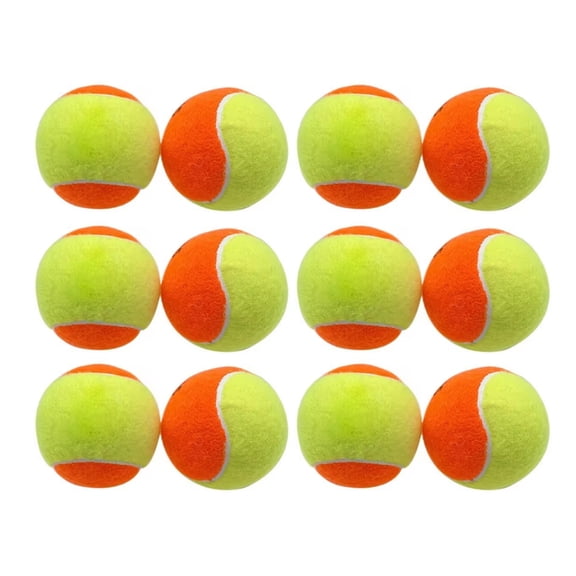 12pcs Beaches Tennis Paddleball Training Practice Sport Rubber Tennis High Elasticity Impacts Resistance Tennis