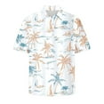 thumbnail image 5 of Xixinqiwan Hawaiian Shirt for Men Tropical Loose Fit Shirt Short Sleeve Casual Button Down Holiday Beach Outfits, 5 of 5