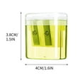 thumbnail image 2 of Ohmyroo Transparent Candy Color Pencil Sharpener Exquisite Practical Stationery Tool, 2 of 3