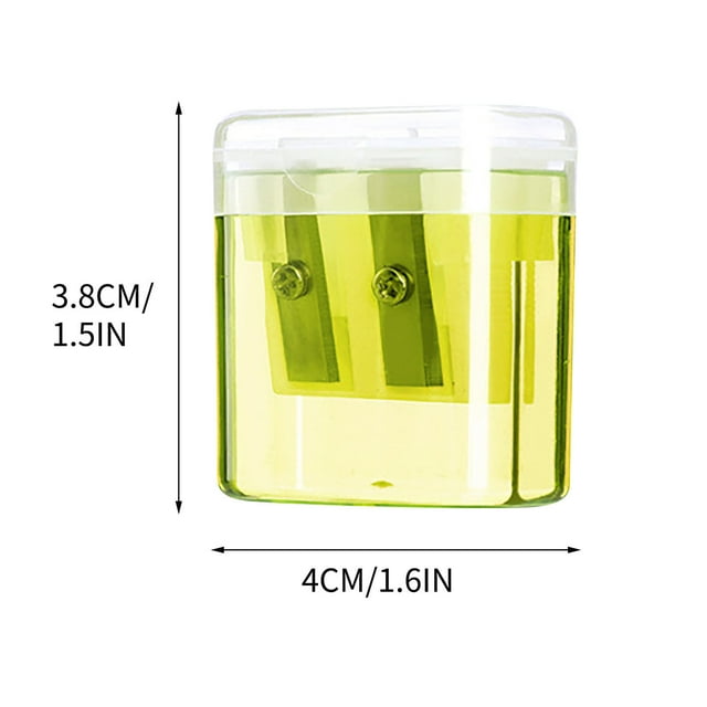 SDNall Transparent Pencil Sharpener School Supplies Candy Color Pencil Planer