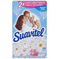 Suavitel Dryer Sheets, Field Flowers - 20 Count