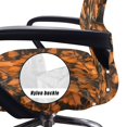 thumbnail image 5 of Renewold Deer Camo Hunting Forest Orange Office Computer Chair Cover Non-slip Protective Boss Rotating Office Chair Cover Desk Chair Protector Cover with Elastic Bottom, S, 5 of 7
