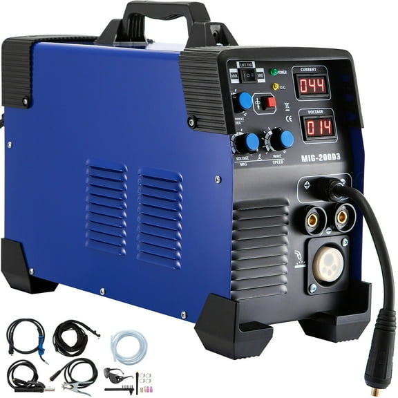 MIG MMA TIG 3 In 1 Combo Inverter Welder 270A/250A/200A/160A Welding Machine For Steel and Iron Aluminum Repairing ,Easy to Use