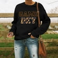 thumbnail image 2 of Women Sweatshirts Long Sleeve Sweatshirt Oversized Pullover for Women Black Sweatshirt for Woman Women Fall Trendy Clothes for Teen Girls, 2 of 5
