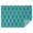 Teal Geometric Quatrefoil, variant on Colorful Pioneer Flower Pattern Rectangle Tablecloth 60"x84",Waterproof Polyester Rectangle Table Cloth, Wipeable Spillproof Polyester Tablecloth for Dining, Camping, Indoor and Outdoor