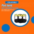 thumbnail image 4 of Tienda plegable para mascotas, casa de animales plegable octogonal con cremallera para exteriores, tela Oxford 600D, corralito para interiores, Suministros de alimentación y agua para Amarillo S Greeniant PT000583-02, 4 of 6