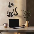thumbnail image 6 of Violaura Cat Metal Wall Art - Easy to Install Hanging Perfect for Home, Living Room Decor (48.0" x 33.6"), 6 of 8