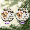thumbnail image 2 of Golden Retriever Mom Like a Normal Mom Except Much Cooler Happy Mother's Day Ceramic Round Ornament Goldens Dog Lover Gifts Idea Home Tree Decor - 02004, 2 of 5