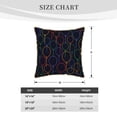 thumbnail image 4 of Kll Colorful Balloons Decorative Throw Pillow Covers Velvet Soft For Couch Sofa Bedroom Living Room Outdoor -20"X20", 4 of 8