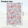 thumbnail image 7 of Yuyamidu Golf Ball Golf Towel Hibiscus Coral Velvet Towels Quickly Remove Sand Mud Dirt and Sweat Soft Comfortable Fabric Golf Gifts for Women, Golfers, 7 of 7