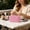 Hot Pink-Free Size/HT, variant on Makeup Pouch Bag With Zipper Travel Cosmetic Organizer For Lipstick Makeup Essentials