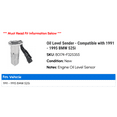 thumbnail image 2 of Oil Level Sender - Compatible with 1991 - 1995 BMW 525i 1992 1993 1994, 2 of 2