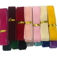thumbnail image 2 of 10 Yards Velvet Ribbon Spool (Red  5/8"), 2 of 4