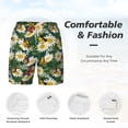 thumbnail image 5 of Lsque Mens Swim Trunks Sunflowers And Butterflies Pattern - Bathing Suit Compression Liner - Beach Swim Shorts Swimwear - (S-3XL) - Stretch Quick Dry -Medium, 5 of 9