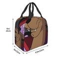 thumbnail image 3 of Saiise Scooby-Doo Print Lunch Box for Men Women Adults Lunch Bag for Office Work Picnic - Reusable Portable Lunchbox, 3 of 8
