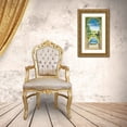 thumbnail image 3 of Mannarini, Giovanbattista 11x18 Gold Ornate Wood Framed with Double Matting Museum Art Print Titled - Giardino con ninfeo, 3 of 4