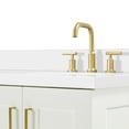 thumbnail image 4 of Ariel Taylor 67 Inch Double Oval Sink Vanity With White Quartz Countertop W/1.5" Edge In White, 4 of 11