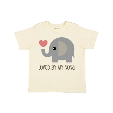 

Inktastic Loved By My Nona grandma Gift Toddler Boy or Toddler Girl T-Shirt