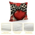 thumbnail image 4 of Nawypu Buffalo Plaid Valentines Day Pillow Covers Valentines Day Decor Polka Dot Red Heart with Bow Love Truck Valentine Pillows Decorative Throw Pillows Valentines Day Decorations, 4 of 5