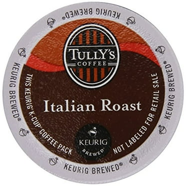 Tullys Coffee Italian Roast K - Tazas para Cerveceros Keurig - 12 Unidades