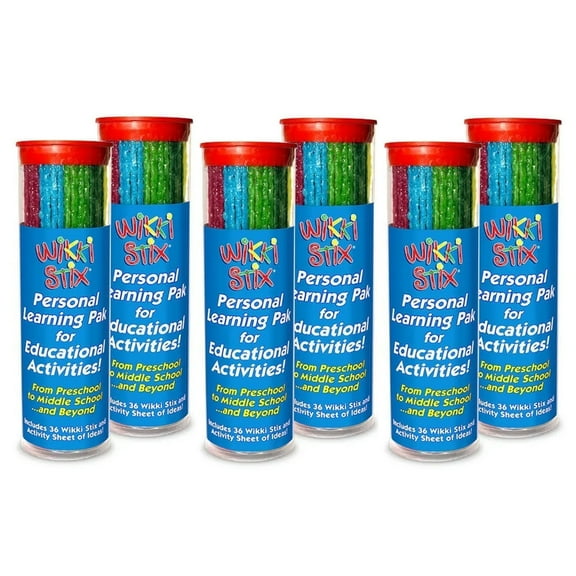 Wikki Stix Personal Learning Pak, Pack of 6