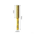 thumbnail image 2 of Diamond-Coated Drill Bit & Grinding Head, Hex Shank, Multi-Size (6-16mm), Tile & Glass Hole Cutter for Ceramic, Granite, Bathroom & DIY Projects, 2 of 9