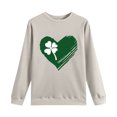 thumbnail image 6 of Lopecy-Sta Women's Sweatshirts St. Patricks Sweatshirts Shamrock Shirts Lucky Graphic Tees Irish Gift Pullover Long Sleeve Tops, 6 of 7