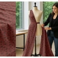 thumbnail image 5 of Soimoi Brown Cotton Poplin FabricLeaves Print Fabric by the Yard 42 Inch Wide, 5 of 7