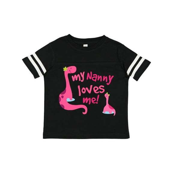 Inktastic My Nanny Loves Me Girls Toddler T-Shirt