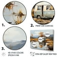 thumbnail image 3 of Designart "Charm Of Traveling In A Van While Camping" Camping Travel Floater Framed Canvas Prints, 3 of 5