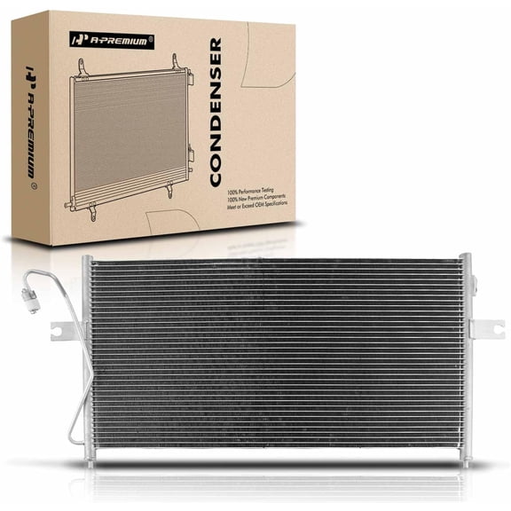 A-Premium Air Conditioning A/C Condenser Compatible with Nissan Frontier 1998-2001, Xterra 2000-2001, Replace# 3001, 921103S501