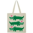 thumbnail image 3 of Inktastic Alligator Crocodile Reptile Tote Bag, 3 of 5