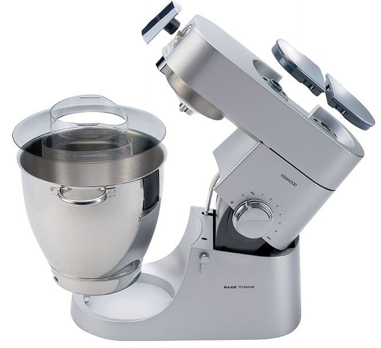 Kenwood Chef Titanium Kitchen Machine, Stainless Steel - 5 qt - Kitchen  Mixer - 800W Motor & Electronic Variable Speed Control - Includes