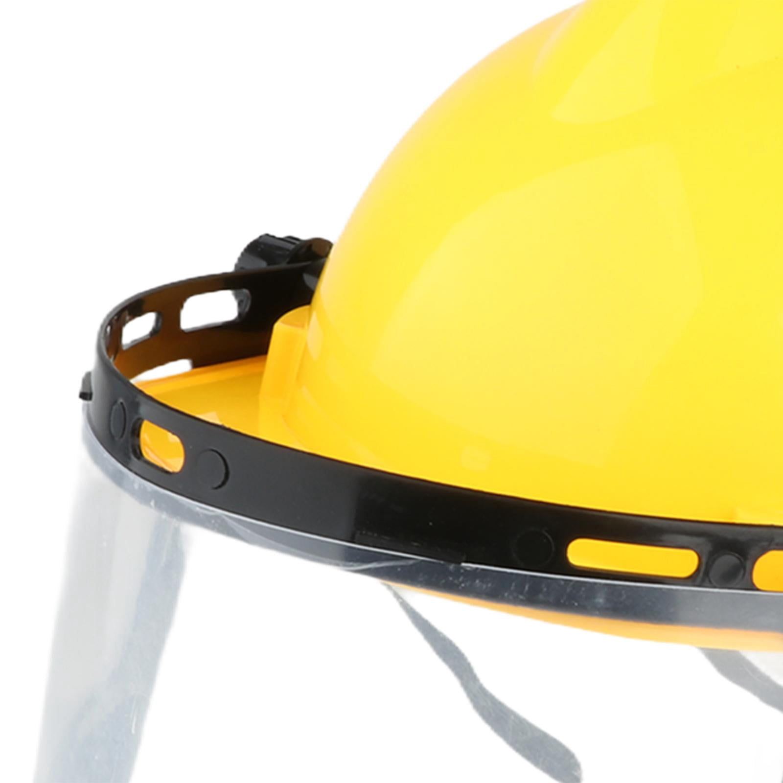 Zxpjkyu Trimmer Hard Hat Face Shield Professional Protection for Trimming Work Universal