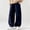 01 Navy, variant on Boys Black Soft Wide Leg Pants Elastic Waist Comfortable Casual Trousers For School and Play,Size 5-16