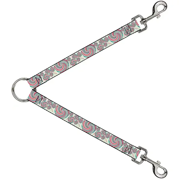 Buckle-Down Dog Leash Splitter Lollipops 1 Foot Long 1 Inch Wide