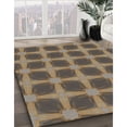 thumbnail image 2 of Ahgly Company Indoor Square Patterned Dark Brown Novelty Area Rugs, 3' Square, 2 of 6
