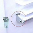 thumbnail image 4 of Soportes metálicos de repuesto para persianas plateadas con tornillos y soporte horizontal para persianas., 4 of 5