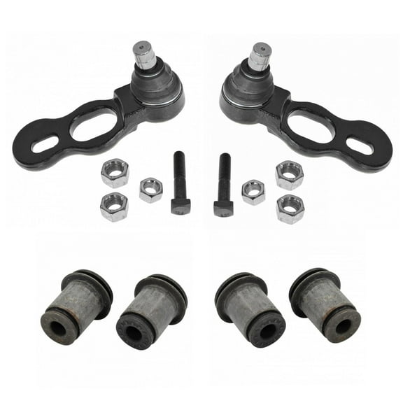 TRQ Front Control Arm Bushing Ball Joint Kit for 95-02 Crown Victoria Town Car PSA60597
