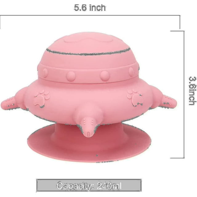 Puppy Feeder Milk Bowl for Nursing Puppy, 4 Teats Puppy Bottles for Multiple Puppies, 240ml Doggie Bubble Feeder Better